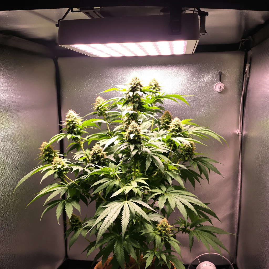 5th Element cannabis plant in flowering stage — Medium feminised