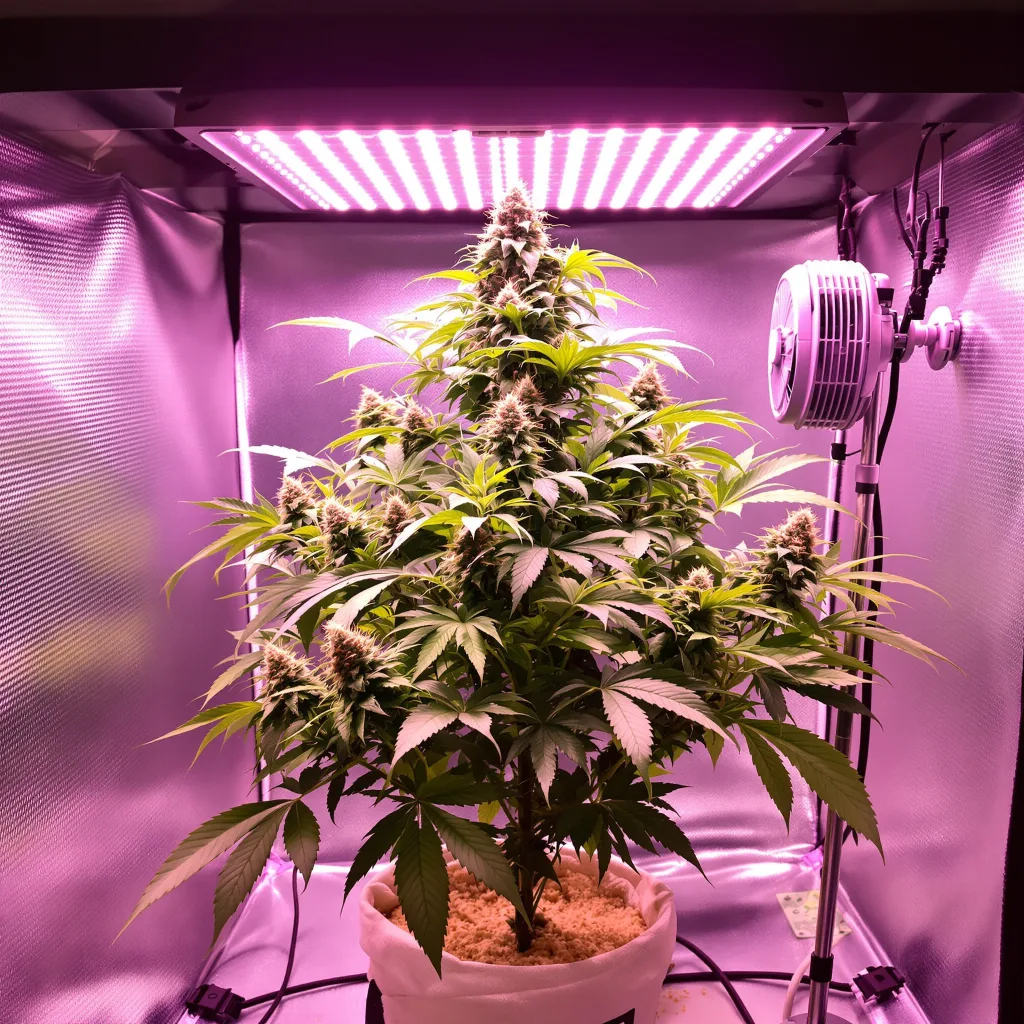 Abusive OG cannabis plant in flowering stage — Medium (100-150 cm) autoflower