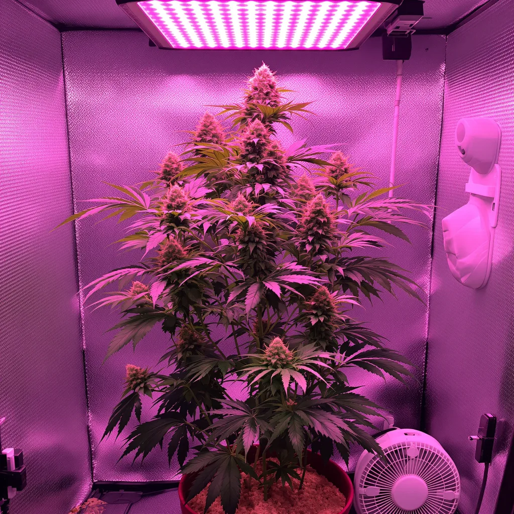 Afghan Big Bud cannabis plant in flowering stage — Medium (150-245 cm) feminised