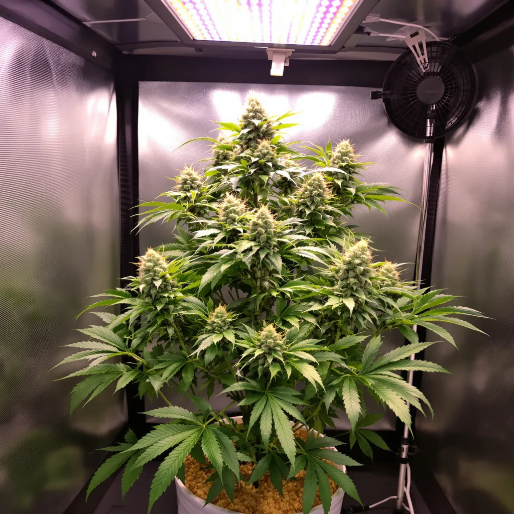 Afghan Hawaiian cannabis plant in flowering stage — 180–220 cm feminised