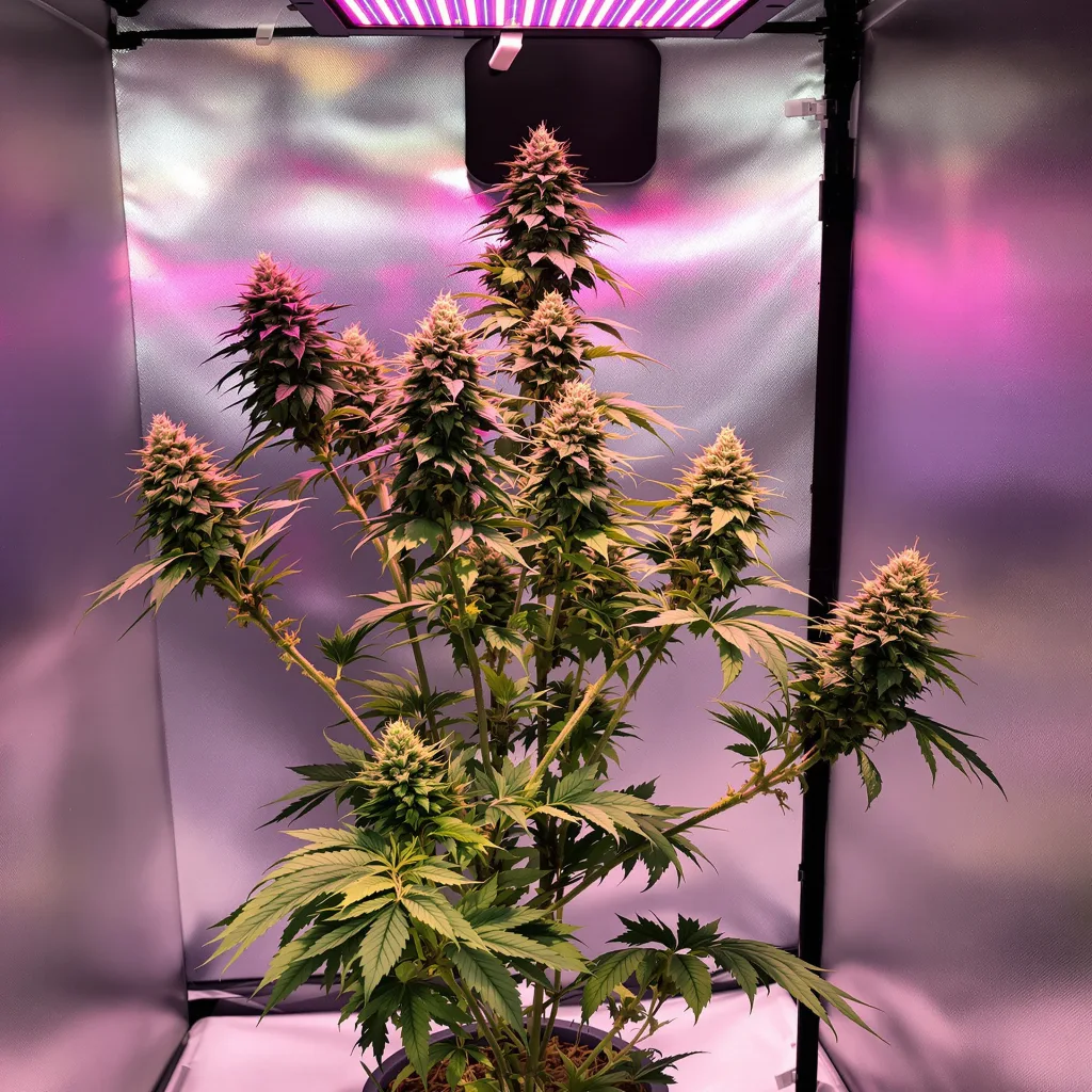Alchemy cannabis plant in flowering stage — Medium feminised