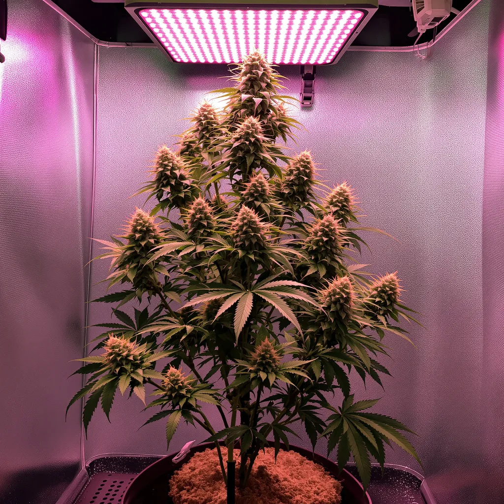 Alien Kush cannabis plant in flowering stage — Medium feminised