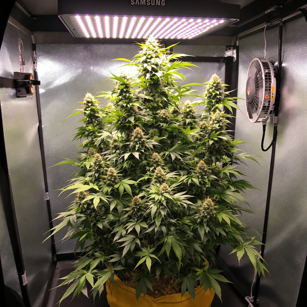 Amethyst cannabis plant in flowering stage — Medium (150-245 cm) feminised