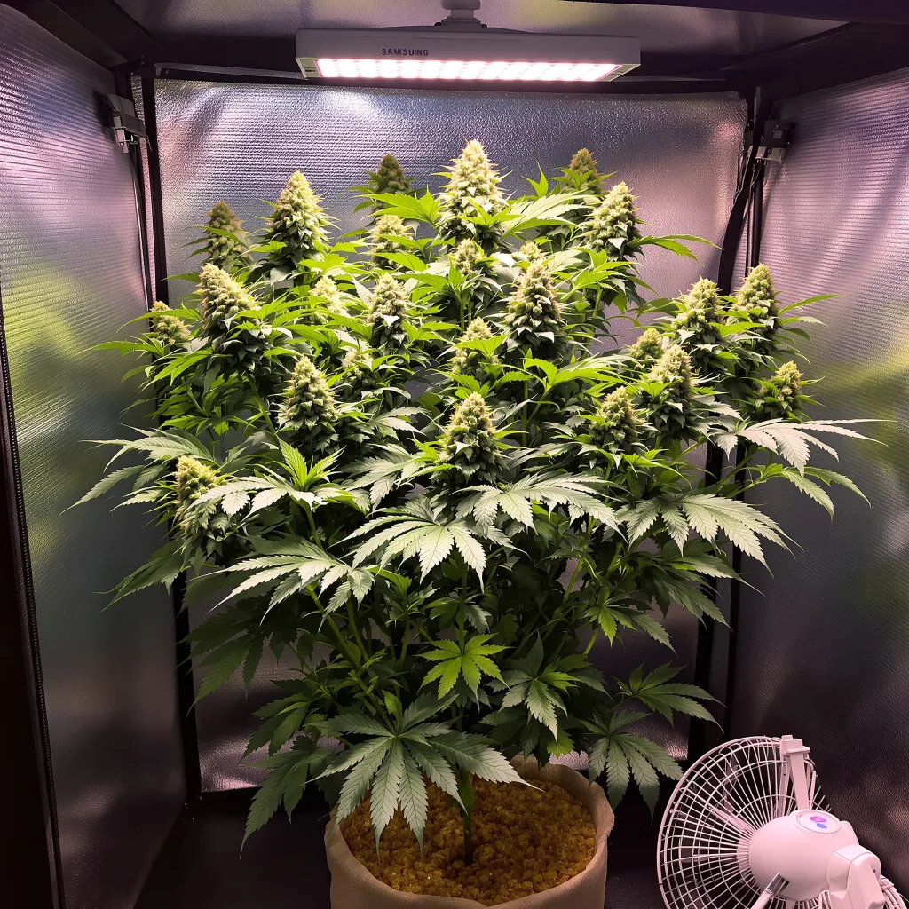 Baked Apple cannabis plant in flowering stage — 70–110 cm feminised