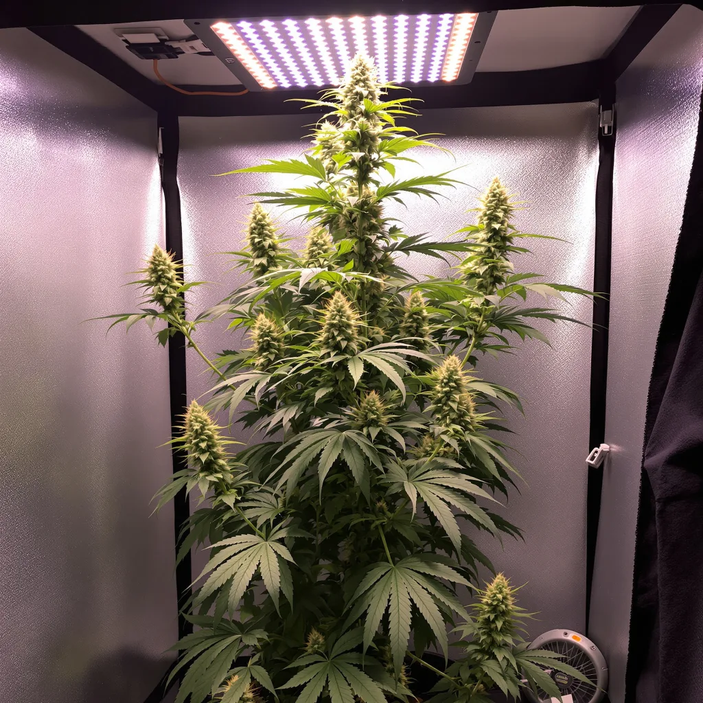 Bandana cannabis plant in flowering stage — Tall feminised