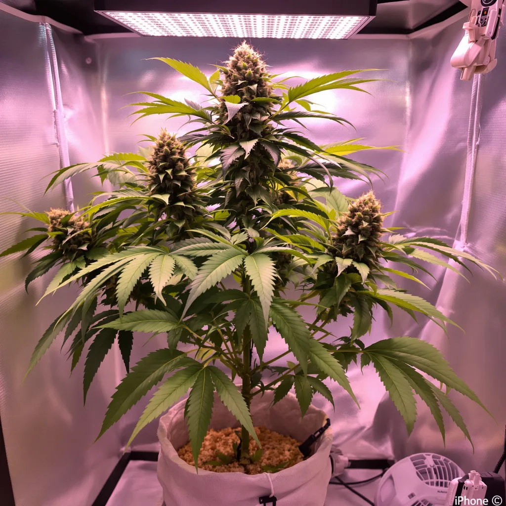 Batman OG cannabis plant in flowering stage — 90-120 cm. Medium feminised