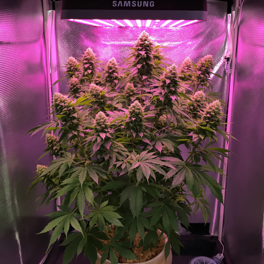 Big Devil cannabis plant in flowering stage — Medium (100-150 cm) feminised