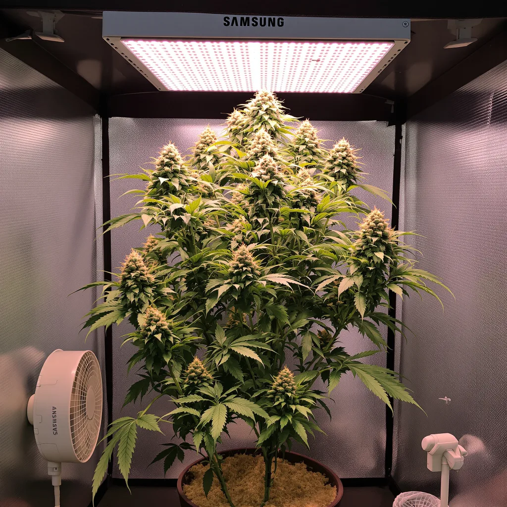 Big Kush cannabis plant in flowering stage — Medium feminised