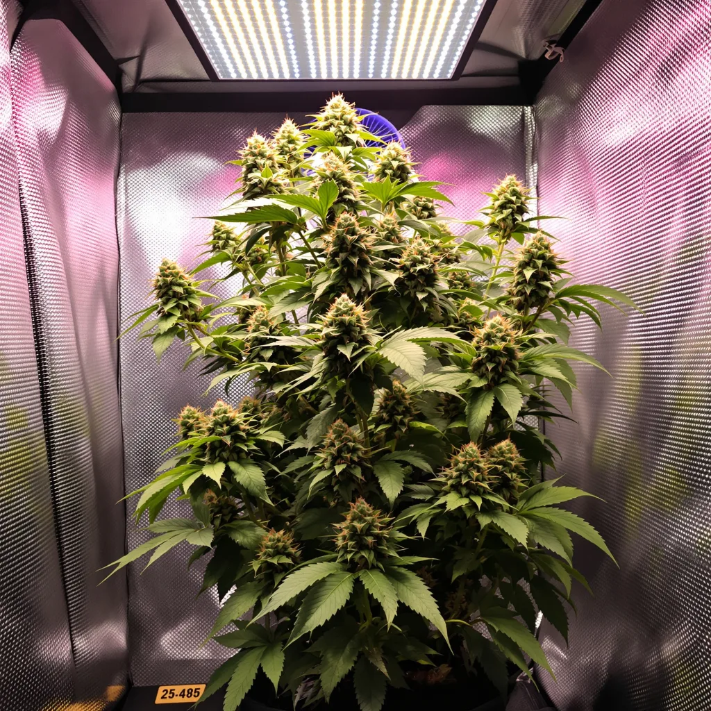 Black Betty cannabis plant in flowering stage — 90-120 cm. Medium feminised