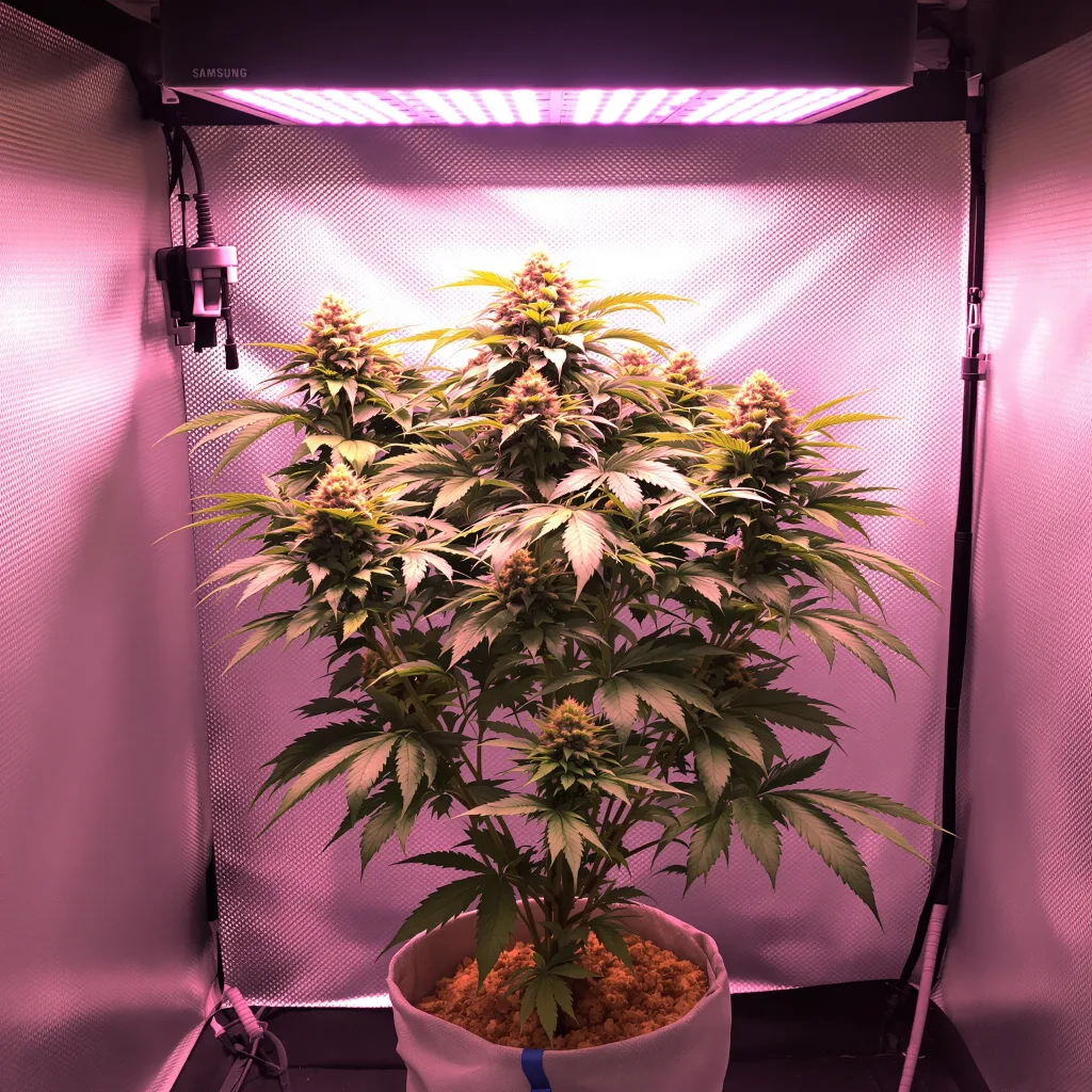 Black Cherry Punch cannabis plant in flowering stage — Medium feminised