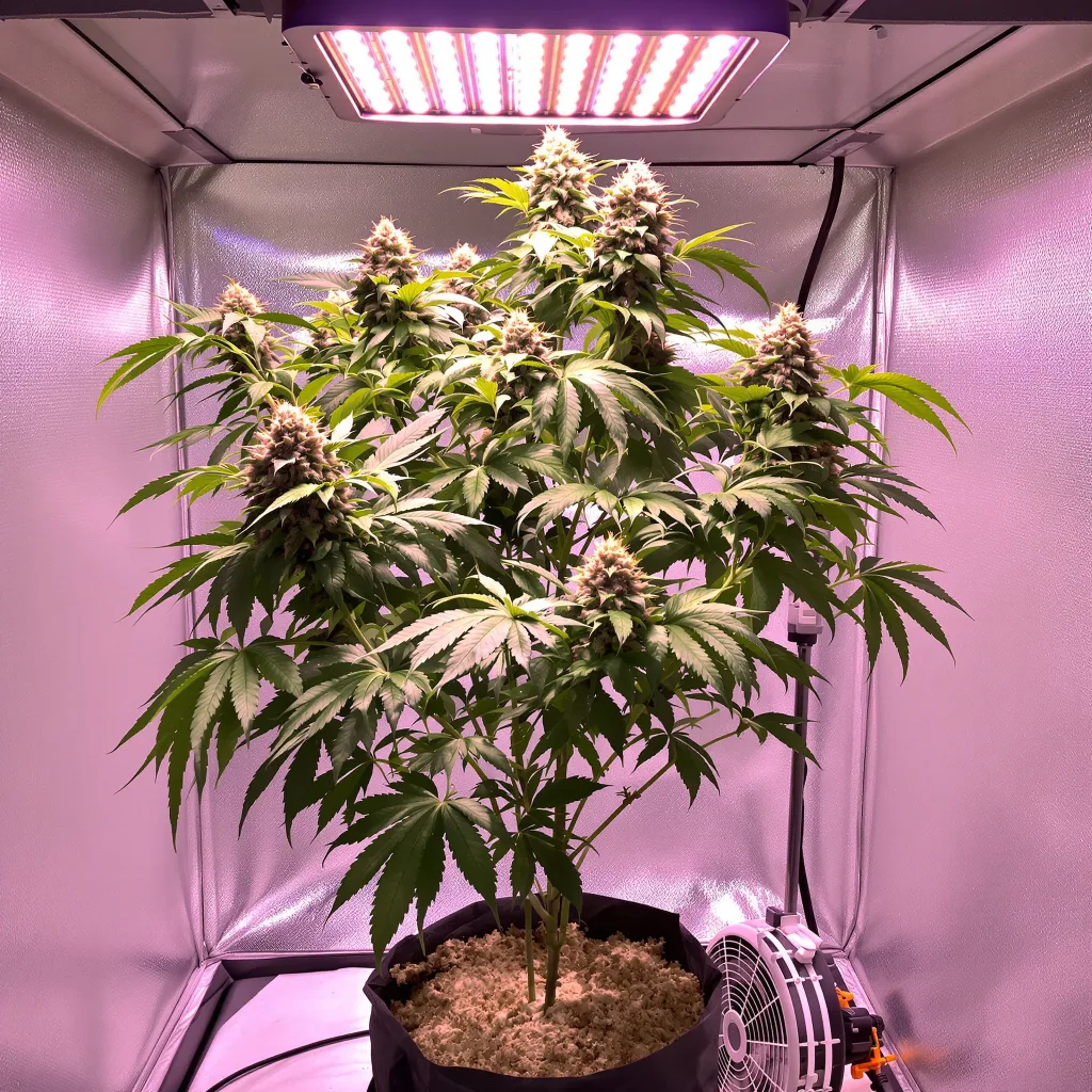 Bloos Kloos cannabis plant in flowering stage — 70–110 cm feminised