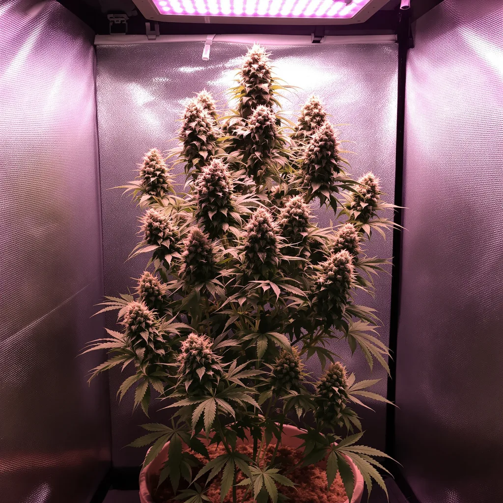 Blue Jay Way cannabis plant in flowering stage — Small (0-120 cm) feminised