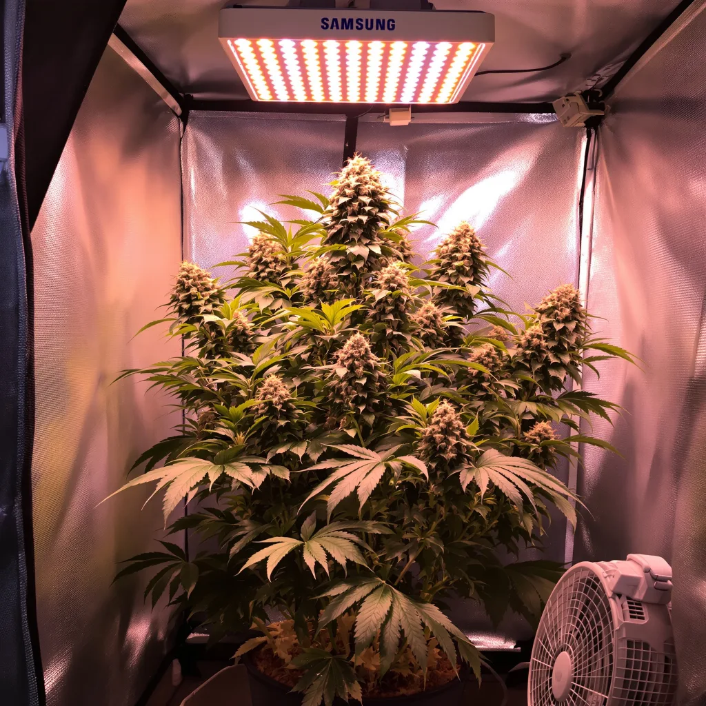 Blue Zkittlez cannabis plant in flowering stage — Medium feminised