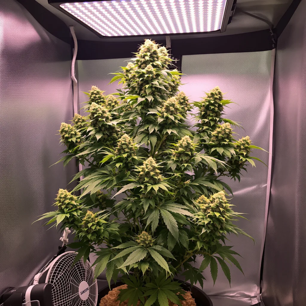 Bluniverse cannabis plant in flowering stage — Medium (150-245 cm) feminised