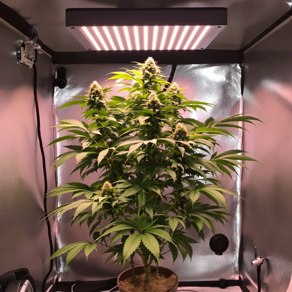 Bubba OG cannabis plant in flowering stage — Short feminised