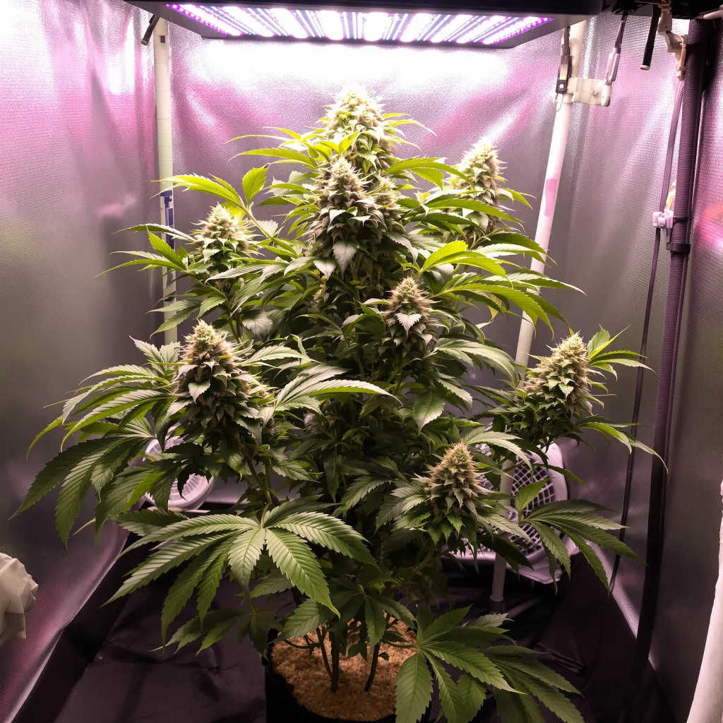 Cannatonic cannabis plant in flowering stage — Short feminised