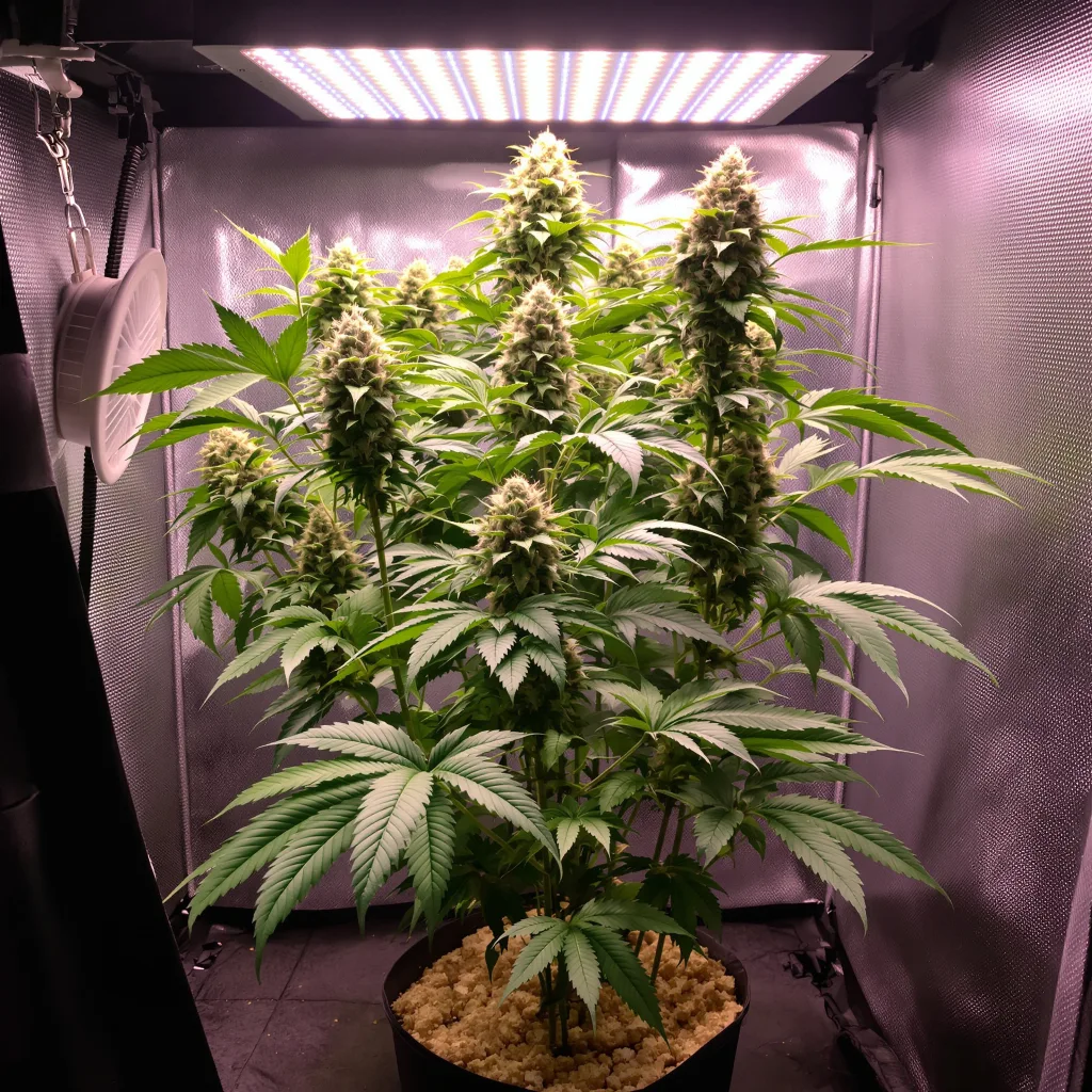 Cataract Kush cannabis plant in flowering stage — 90-120 cm. Medium autoflower