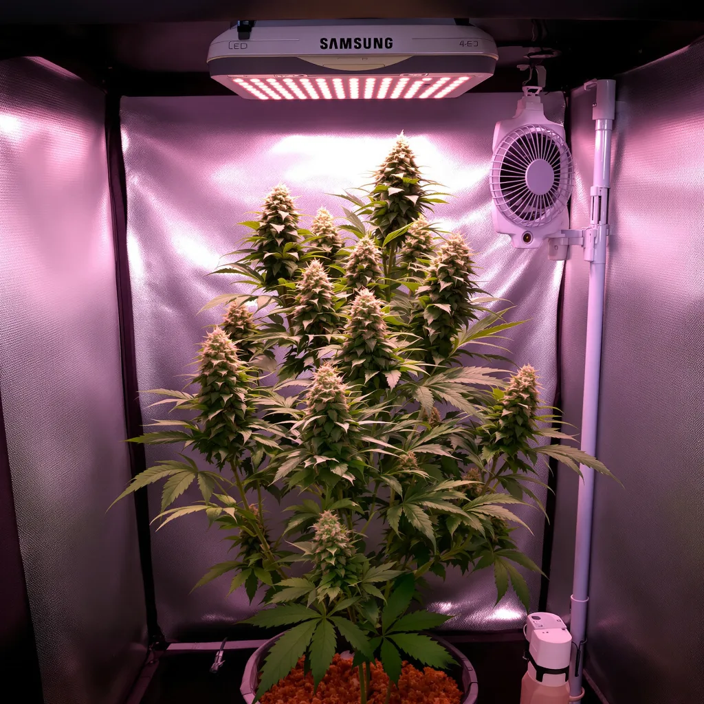 CBD ACDC cannabis plant in flowering stage — Small (0-120 cm) feminised