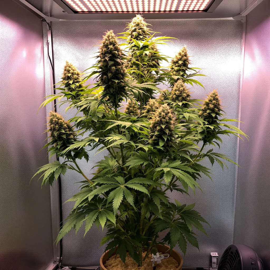Cinex cannabis plant in flowering stage — Short feminised