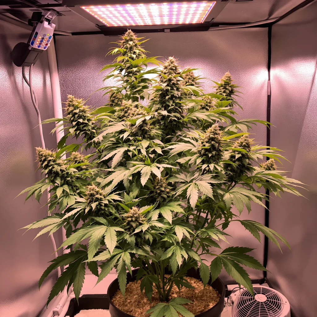 Colorado Bubba cannabis plant in flowering stage — 91-183 cm feminised