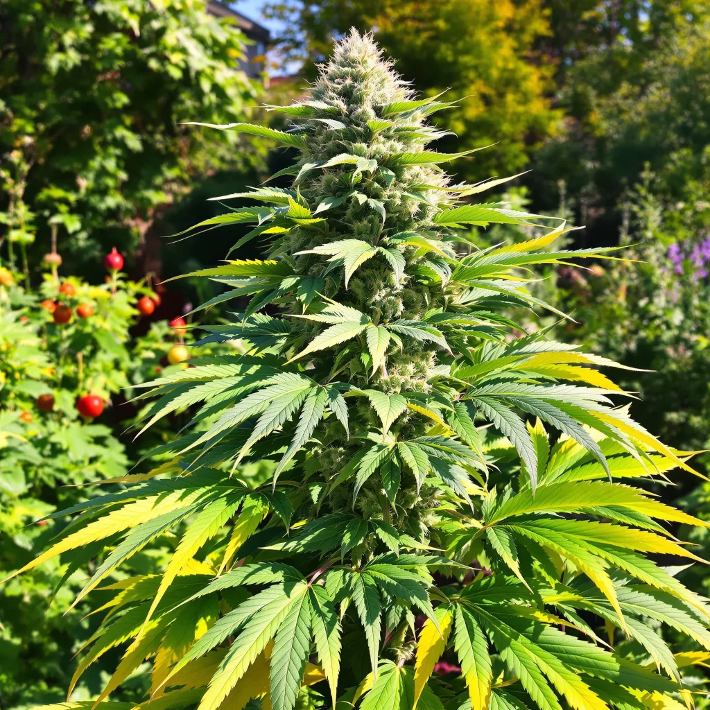 Colorado Clementines 79% indica / 21% sativa flower with visible trichomes