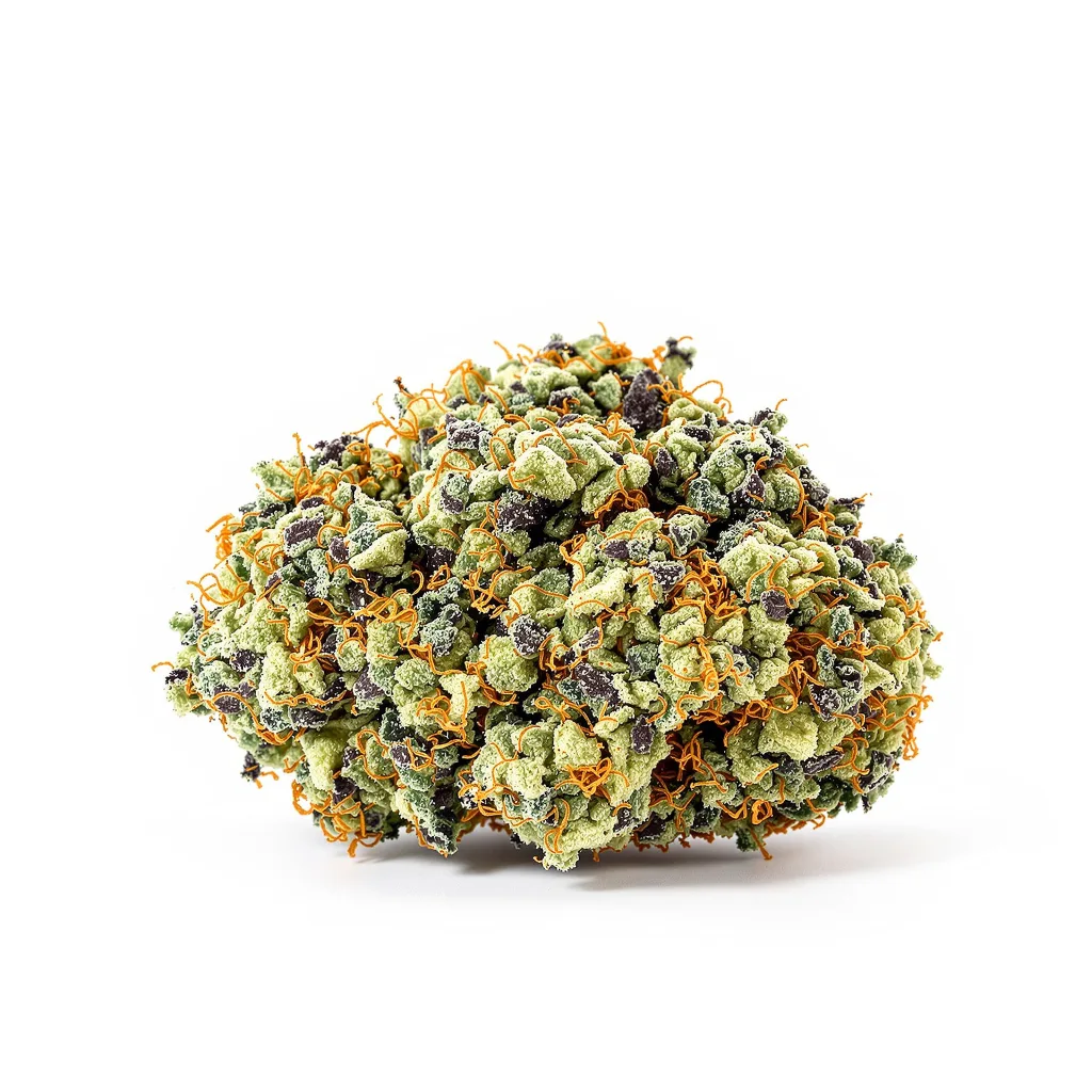 Death Star OG 60% indica / 30% sativa flower with visible trichomes