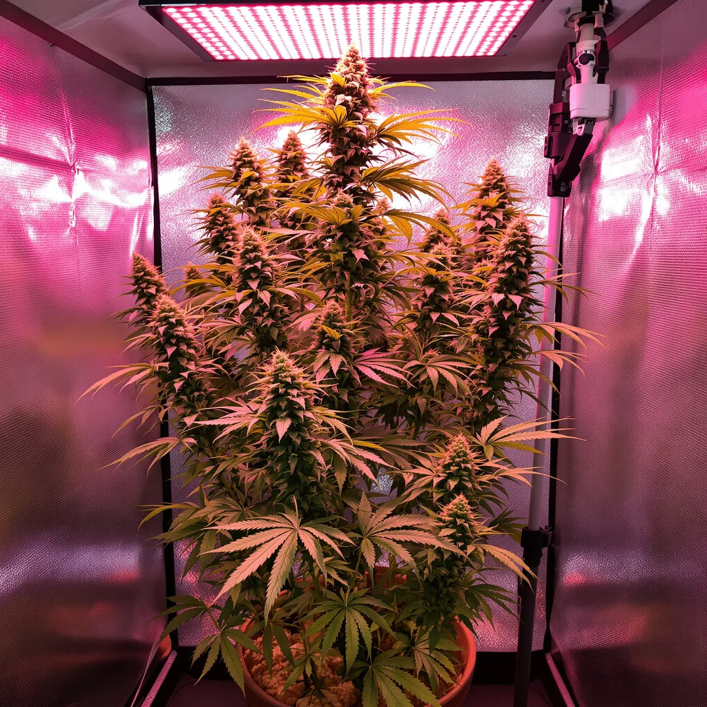 Doobiebird Daydream cannabis plant in flowering stage — 90-120 cm. Medium feminised
