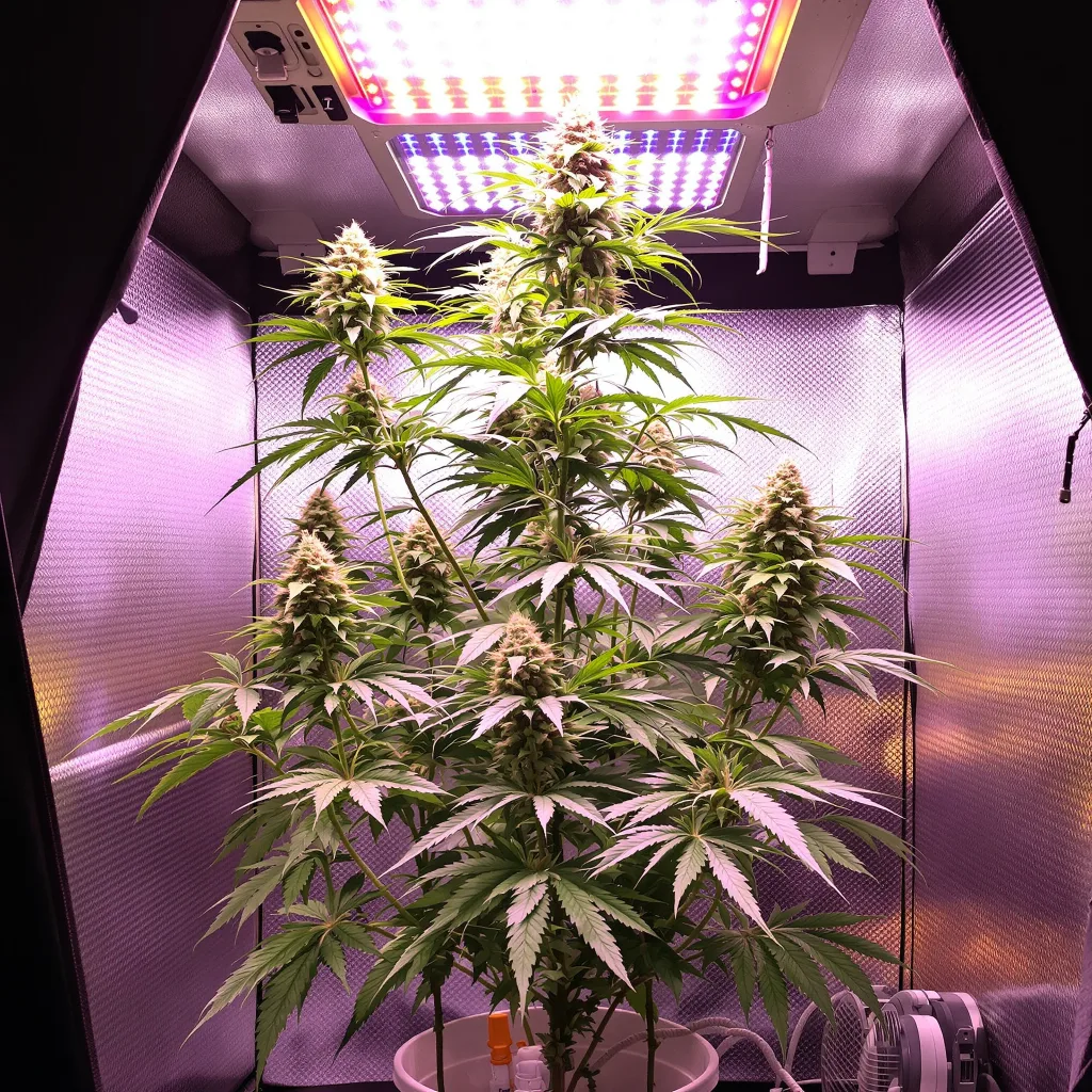 Double Dream cannabis plant in flowering stage — Small (0-120 cm) feminised