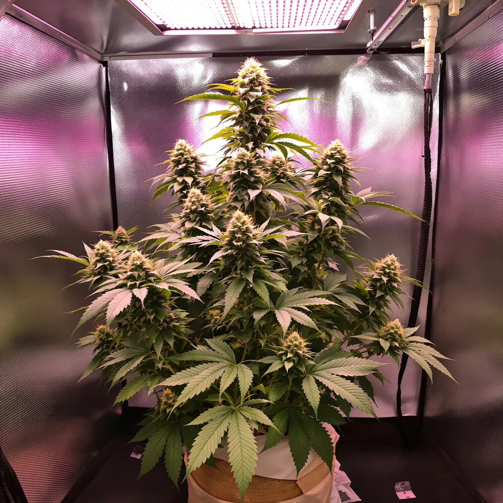 Electric Blue cannabis plant in flowering stage — Small (0-120 cm) feminised