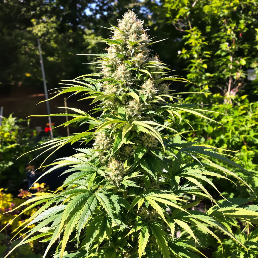 French Cookies 59% indica / 41% sativa flower with visible trichomes