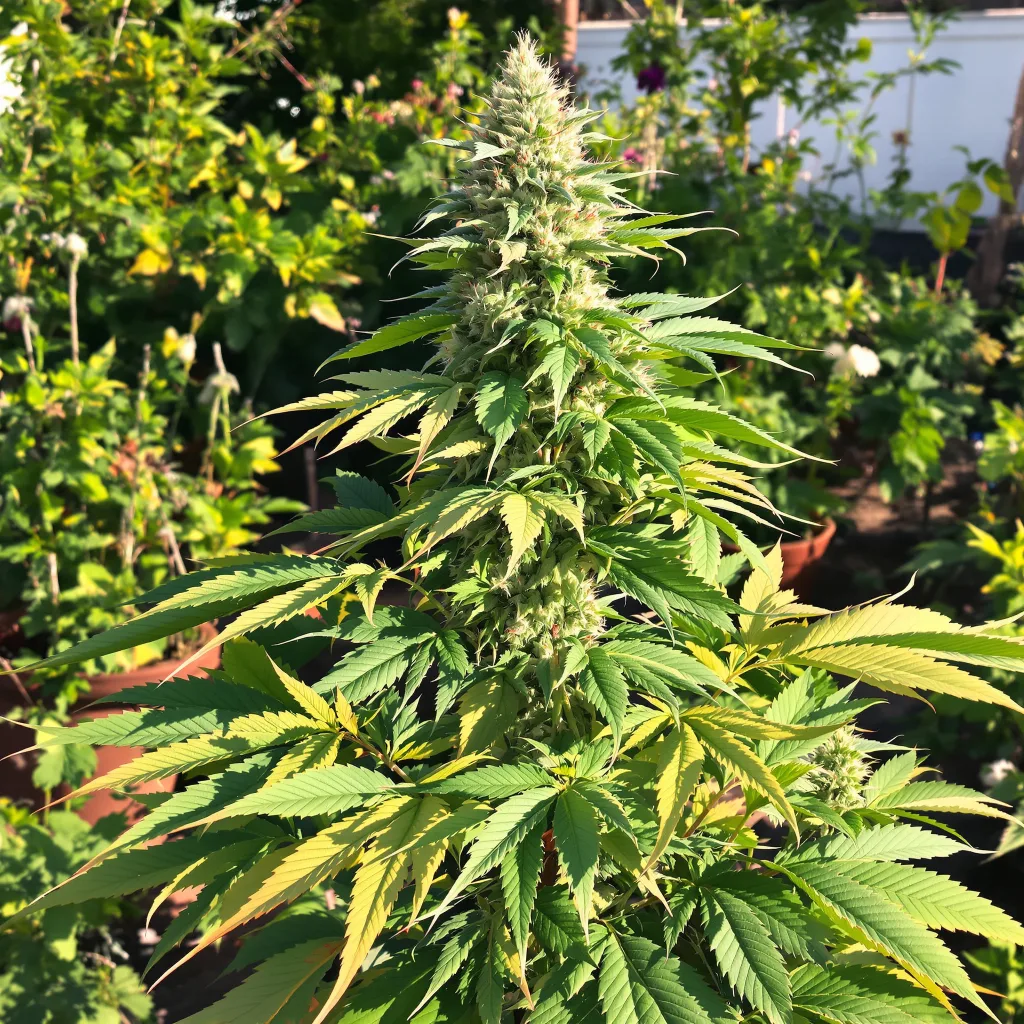 Gator Breath 88% indica / 12% sativa flower with visible trichomes