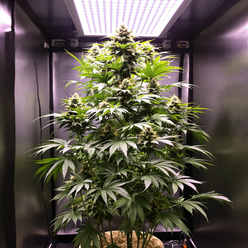 Golden Gate Haze cannabis plant in flowering stage — 200–240 cm feminised