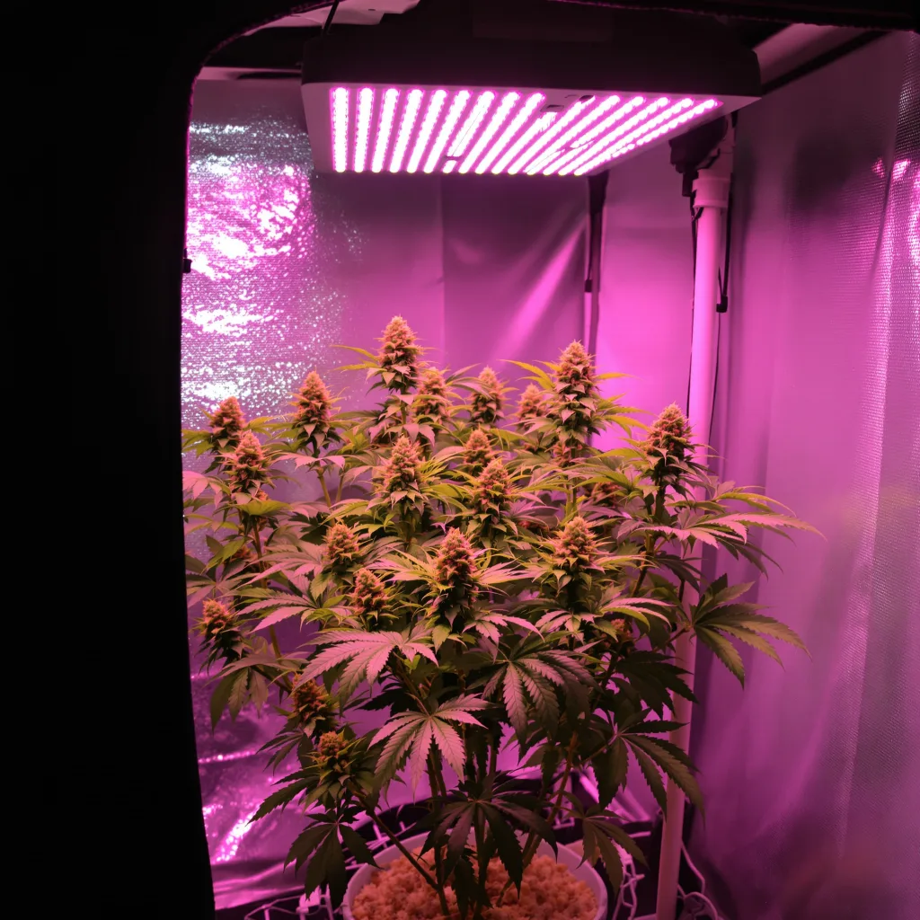 Green Love Potion cannabis plant in flowering stage — 90-120 cm. Medium feminised