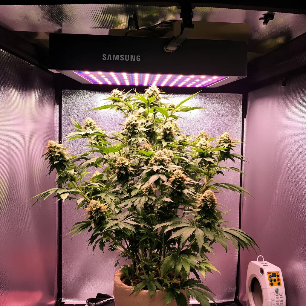 Gupta Kush cannabis plant in flowering stage — 100–140 cm autoflower