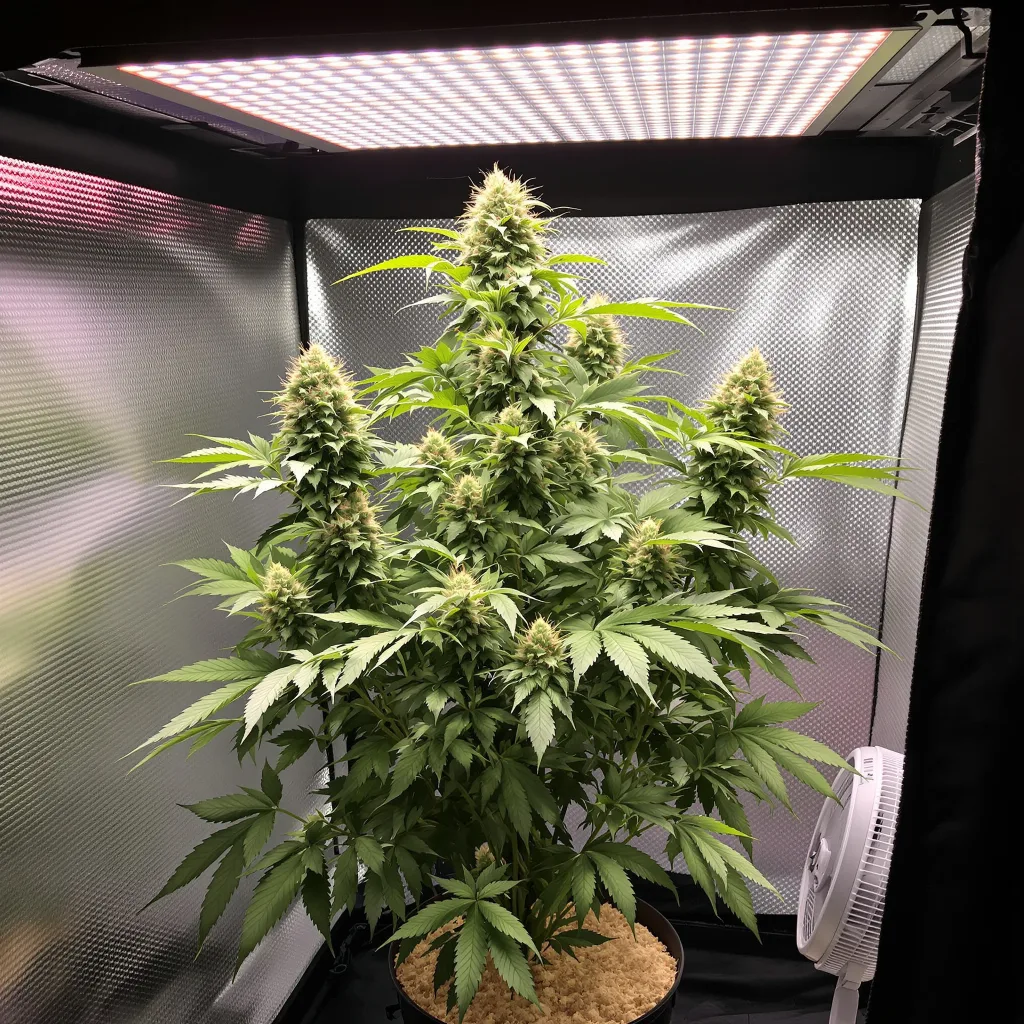Harle-Tsu CBD cannabis plant in flowering stage — Medium feminised