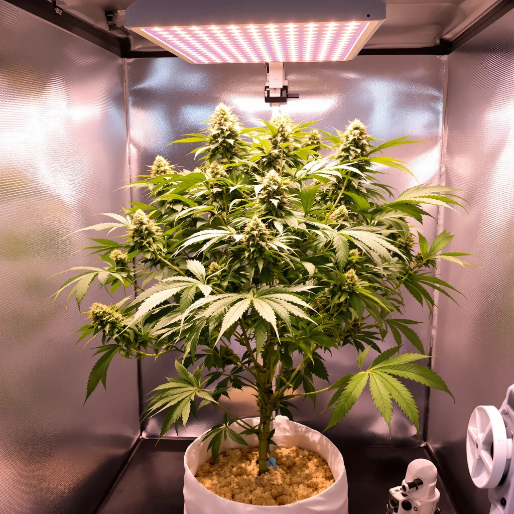 Hawaiian cannabis plant in flowering stage — 180–220 cm feminised