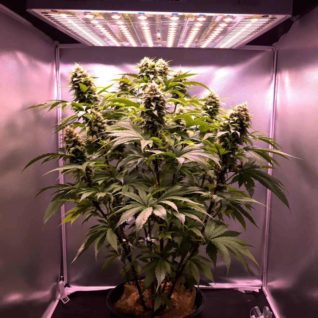 Hercules cannabis plant in flowering stage — Medium feminised