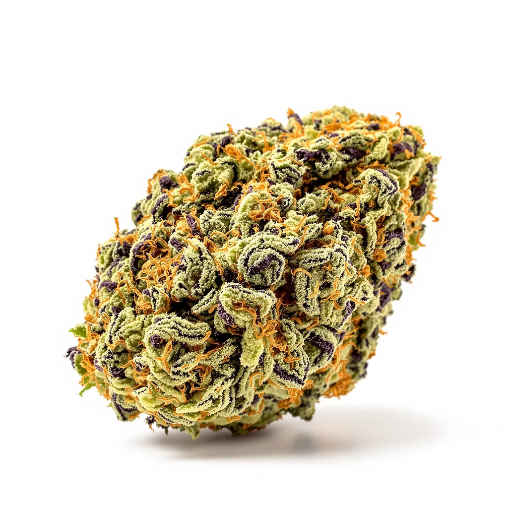Hercules 89% indica / 11% sativa flower with visible trichomes