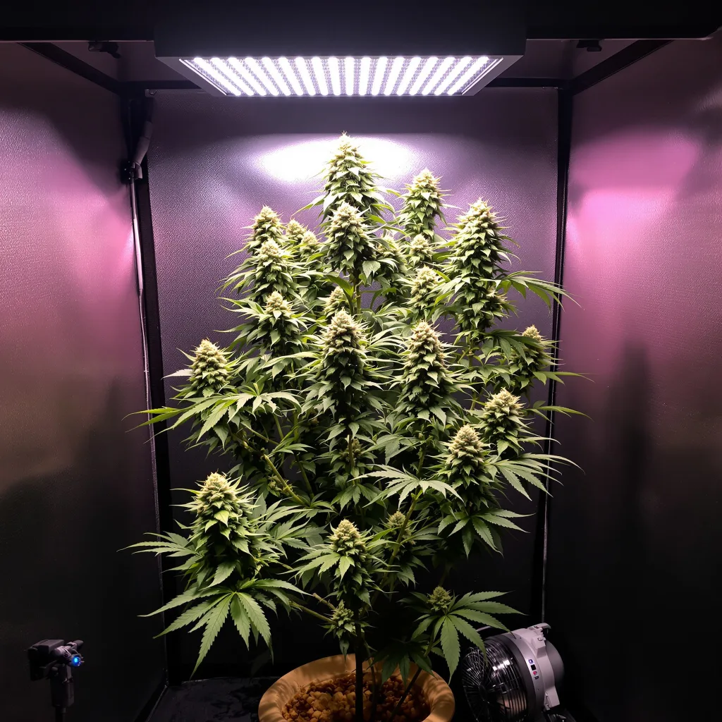 Hippie Crippler cannabis plant in flowering stage — Medium feminised