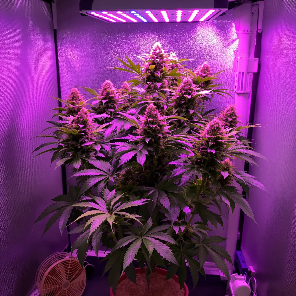 Illuminati OG cannabis plant in flowering stage — 90-120 cm. Medium autoflower