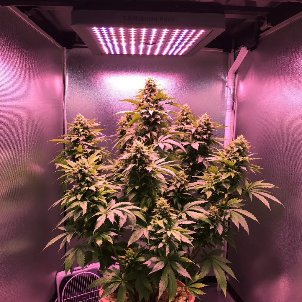 Ingrid cannabis plant in flowering stage — Short feminised