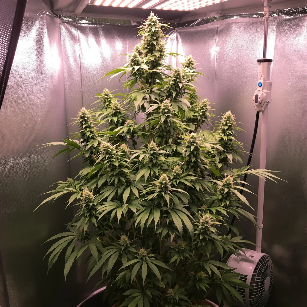 Jack Skellington cannabis plant in flowering stage — Tall feminised