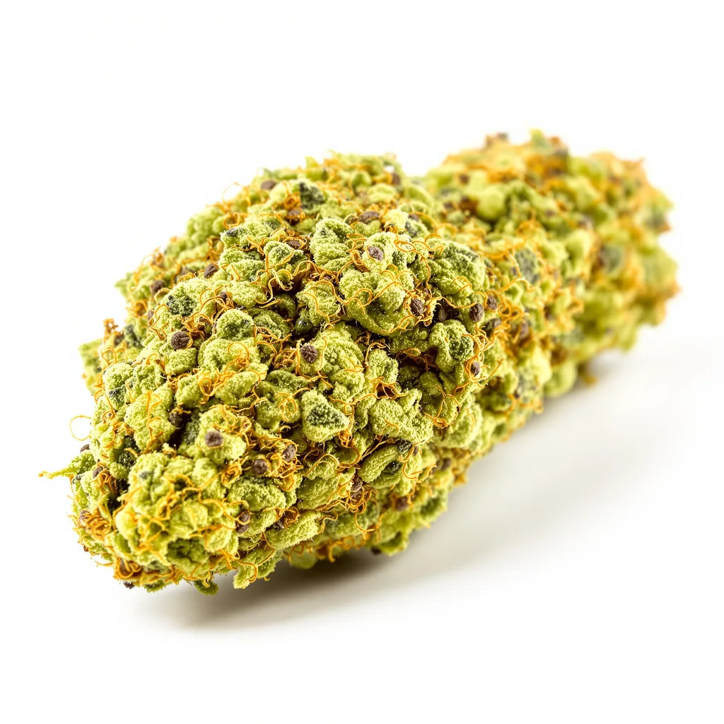 Jack the Ripper 25% indica / 75% sativa flower with visible trichomes