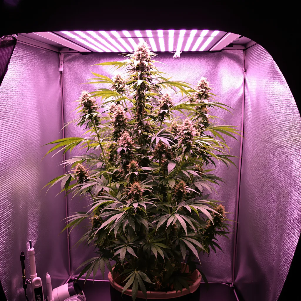 Jamaican Dream cannabis plant in flowering stage — Medium autoflower