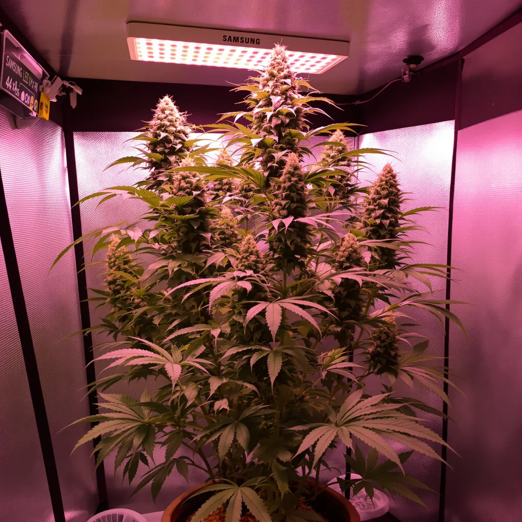 Jet Fuel cannabis plant in flowering stage — Medium feminised