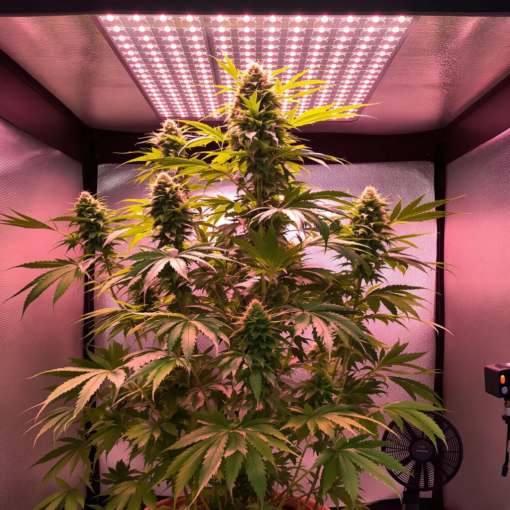 Kahuna cannabis plant in flowering stage — Short autoflower
