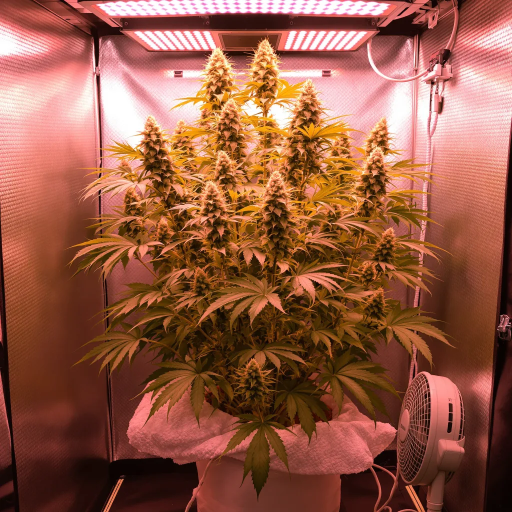 Kali Mist cannabis plant in flowering stage — Tall feminised