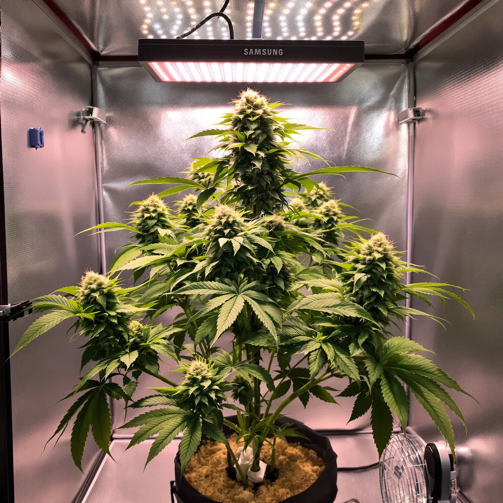 King Kong cannabis plant in flowering stage — Medium feminised