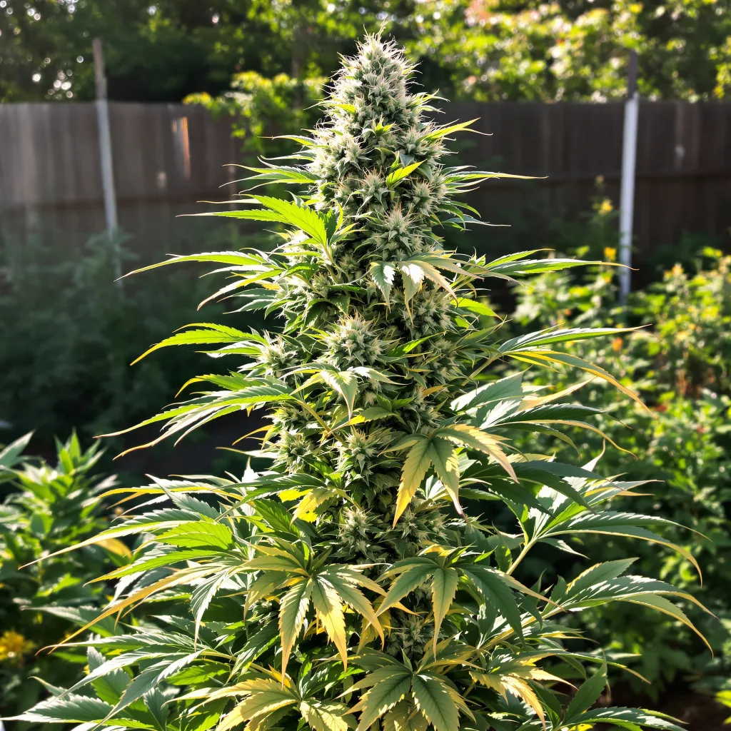 Kobain Kush 61% indica / 39% sativa flower with visible trichomes