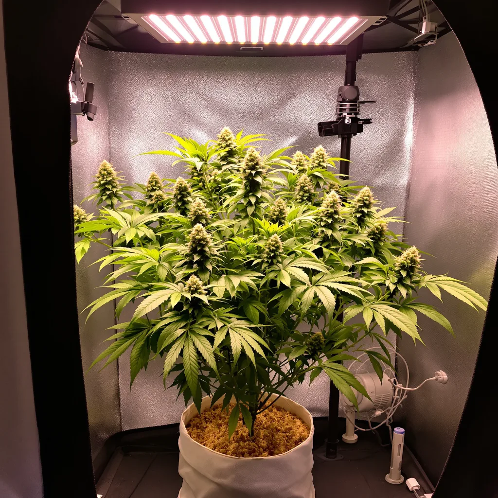 Kong cannabis plant in flowering stage — Medium feminised